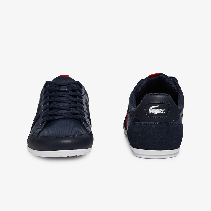 Men's Lacoste Navy / White Sneakers Chaymon Leather and Suede PG9-97399Y9