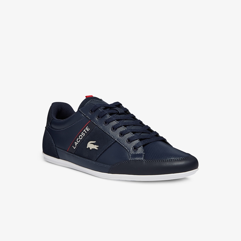 Men's Lacoste Navy / White Sneakers Chaymon Leather and Suede PG9-97399Y9