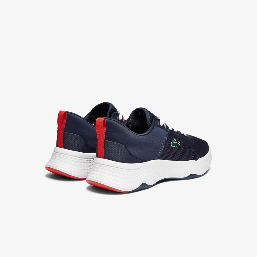 Men's Lacoste Navy / White Sneakers Court-Drive Textile XJ0-93869Q5