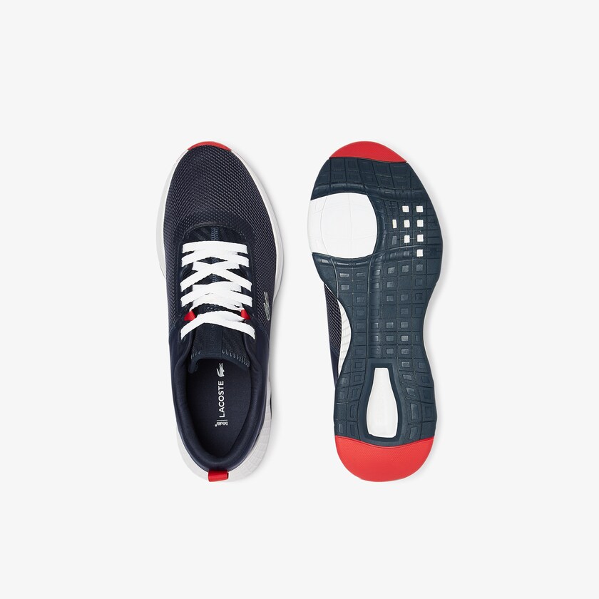 Men's Lacoste Navy / White Sneakers Court-Drive Textile XJ0-93869Q5