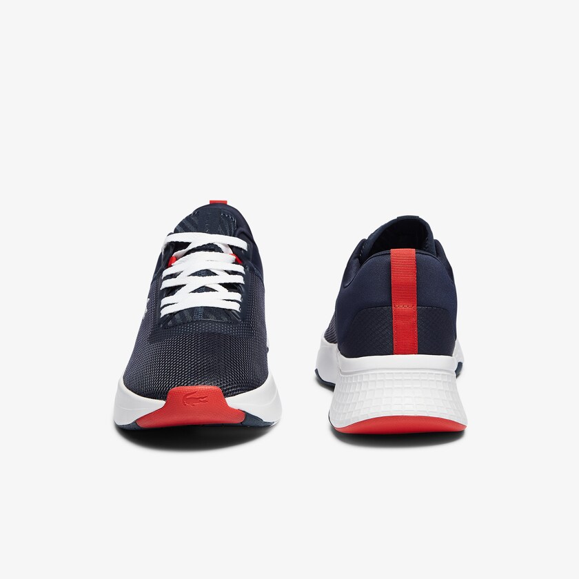 Men's Lacoste Navy / White Sneakers Court-Drive Textile XJ0-93869Q5