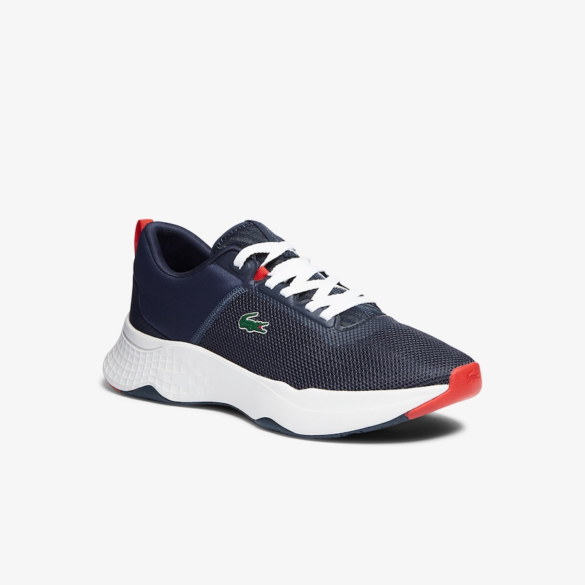 Men's Lacoste Navy / White Sneakers Court-Drive Textile XJ0-93869Q5