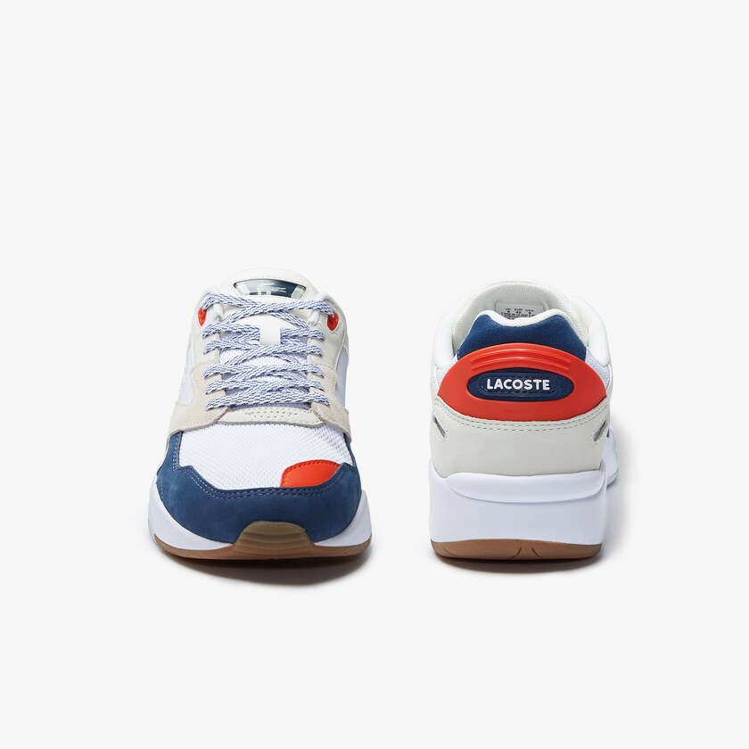Men's Lacoste Off White / Dark Blue Sneakers Storm 96 LO Textile JM1-92479W1