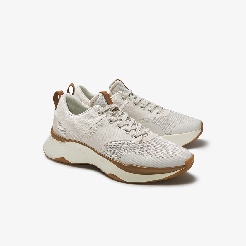 Women's Lacoste Off White / Off White Sneakers Court-Drive Plus Canvas and Synthetic LN9-97069P1
