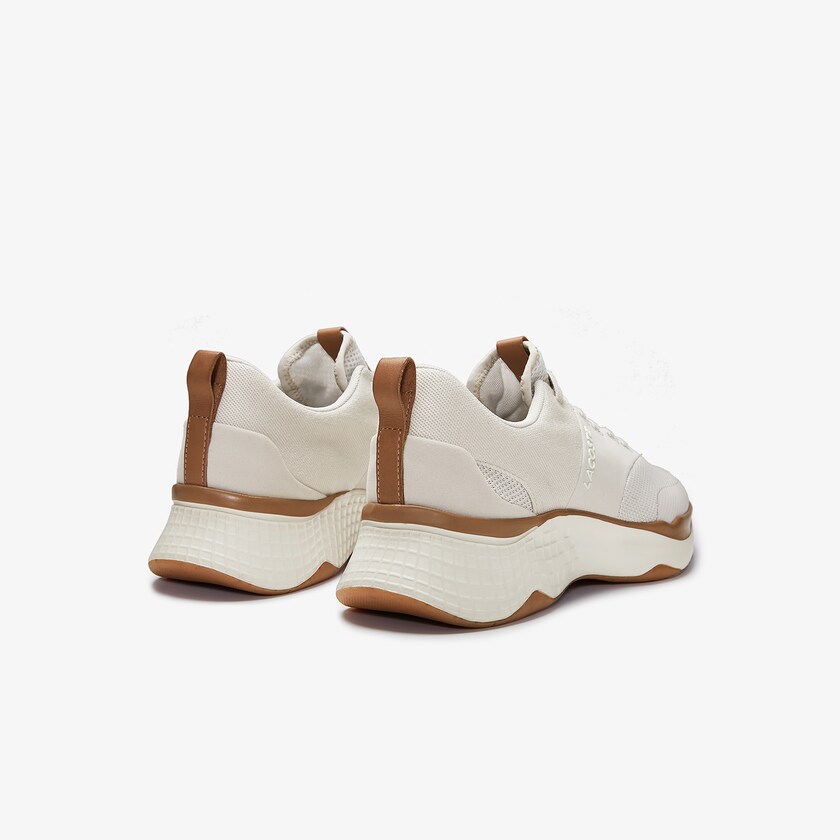 Women's Lacoste Off White / Off White Sneakers Court-Drive Plus Canvas and Synthetic LN9-97069P1