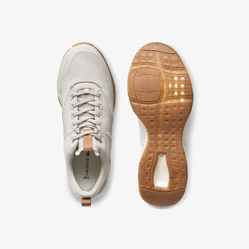 Women's Lacoste Off White / Off White Sneakers Court-Drive Plus Canvas and Synthetic LN9-97069P1