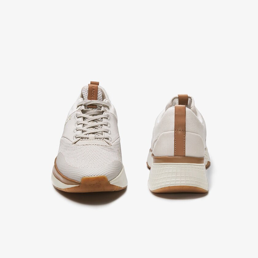 Women's Lacoste Off White / Off White Sneakers Court-Drive Plus Canvas and Synthetic LN9-97069P1