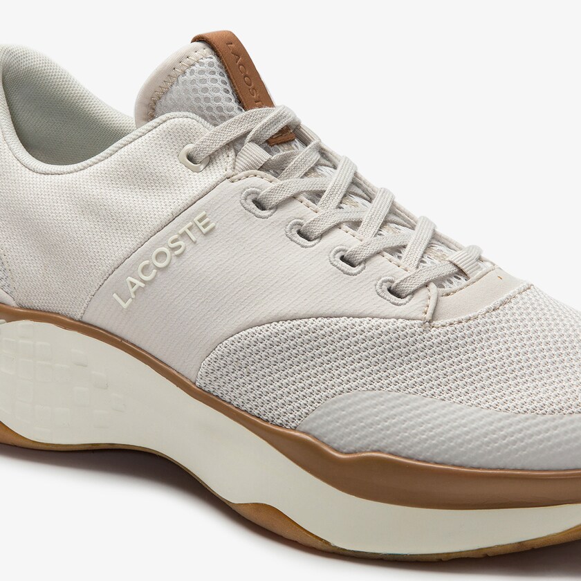 Women's Lacoste Off White / Off White Sneakers Court-Drive Plus Canvas and Synthetic LN9-97069P1