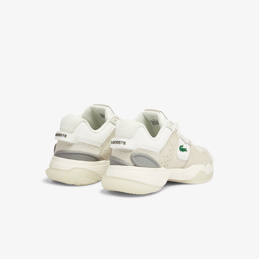 Women's Lacoste Off White / Off White Sneakers T-Point Nubuck Leather WW4-35463T8