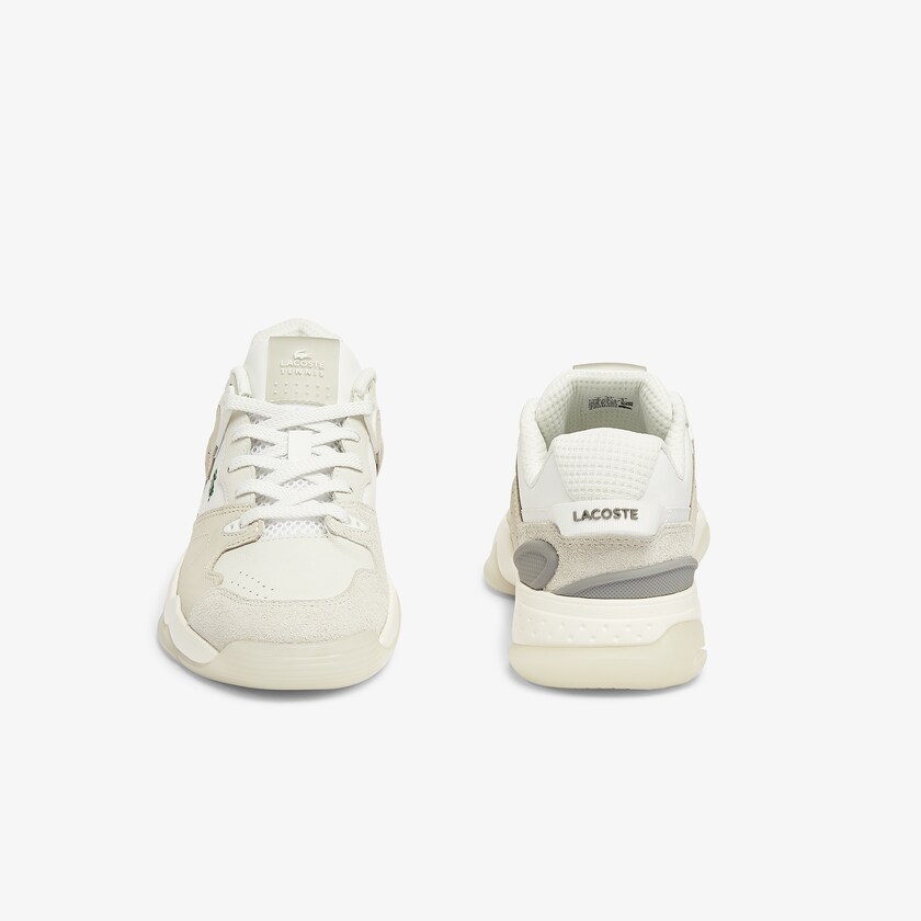 Women's Lacoste Off White / Off White Sneakers T-Point Nubuck Leather WW4-35463T8