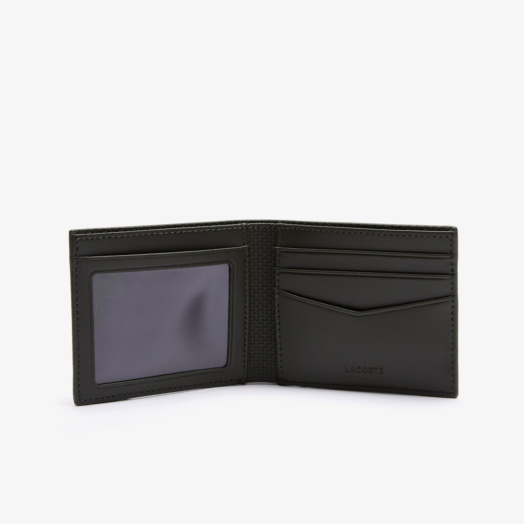 Men's Lacoste Olive Wallets Chantaco Small Graphic Piqué Leather VN6-51095I5