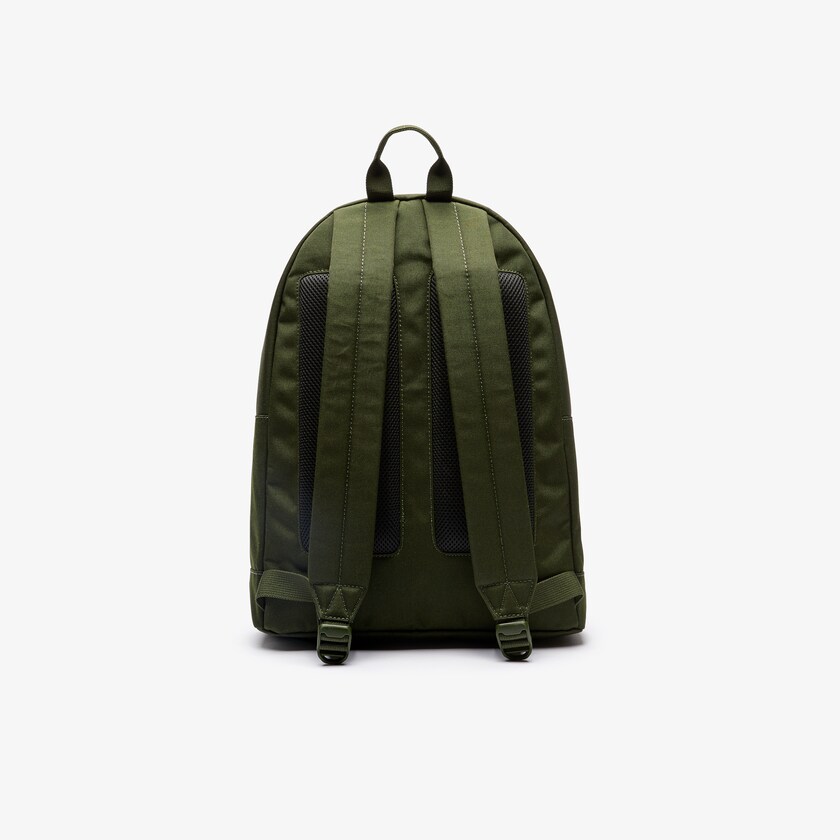Men's Lacoste Olive Backpacks Neocroc L Patch Canvas EG1-62026U3