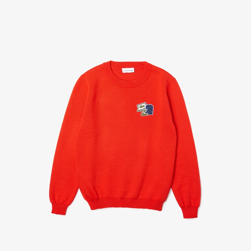 Kids' Lacoste Red Sweaters Badge JK2-49524J1