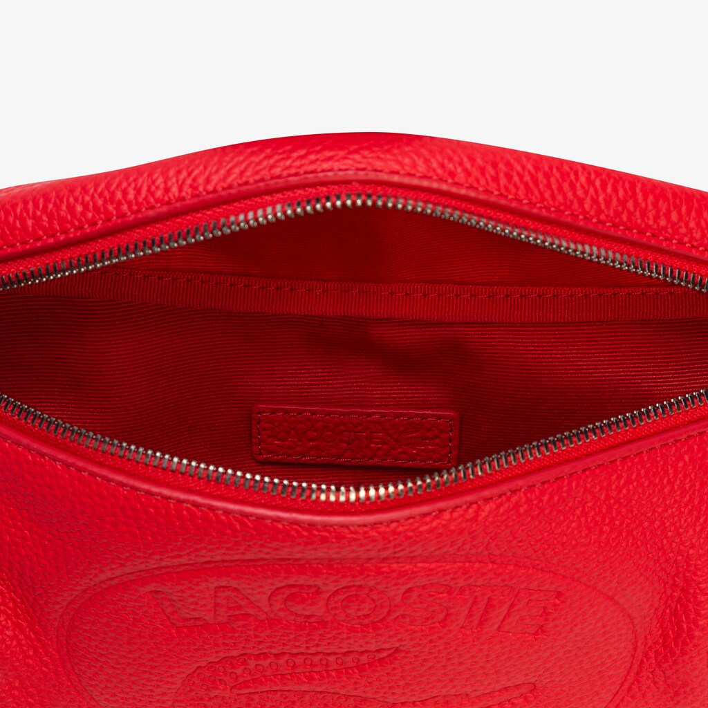 Women's Lacoste Red Bags Croco Crew Grained Leather Beltbag DZ2-27372U5