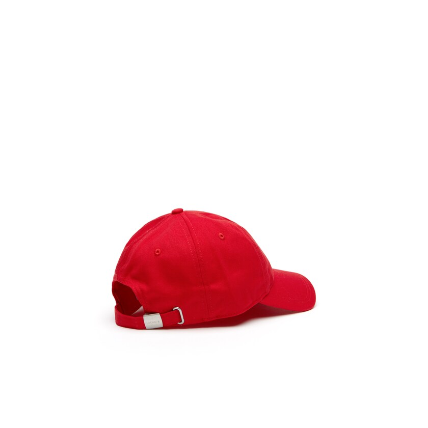 Men's Lacoste Red Caps Embroidered Crocodile Cotton YR1-40184P4