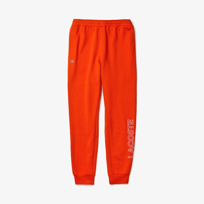 Men's Lacoste Red Pants Motion French Terry Track HW7-70277I5