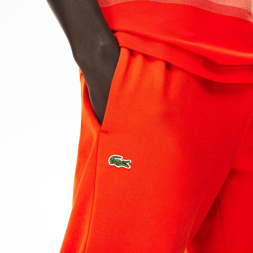 Men's Lacoste Red Pants Motion French Terry Track HW7-70277I5