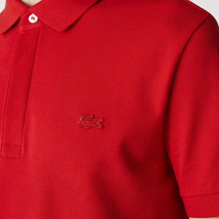 Men's Lacoste Red Polo Shirts Regular Fit Paris RG8-05380T0