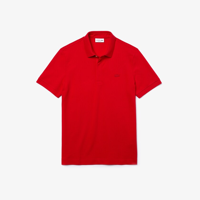 Men's Lacoste Red Polo Shirts Regular Fit Paris RG8-05380T0