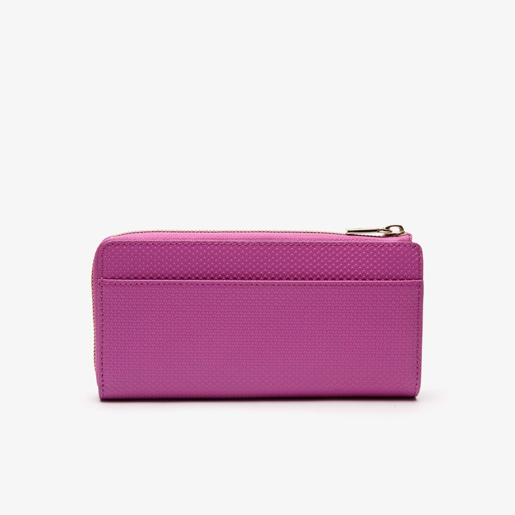 Women's Lacoste Rose Wallets Chantaco Piqué Leather 8-Card Zip PX8-59125G3