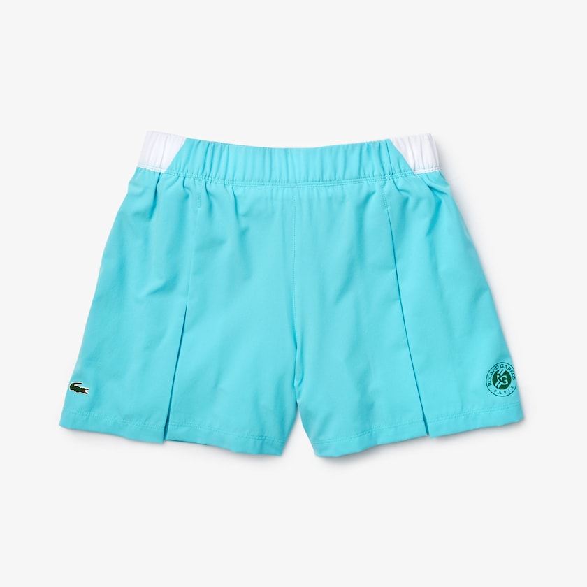 Women's Lacoste Turquoise / White / Green Skirts SPORT Roland Garros Culotte SB2-03270K3