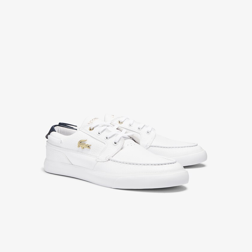 Men's Lacoste White Sneakers Bayliss Deck Leather JH7-21942F8