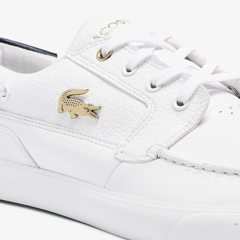 Men's Lacoste White Sneakers Bayliss Deck Leather JH7-21942F8
