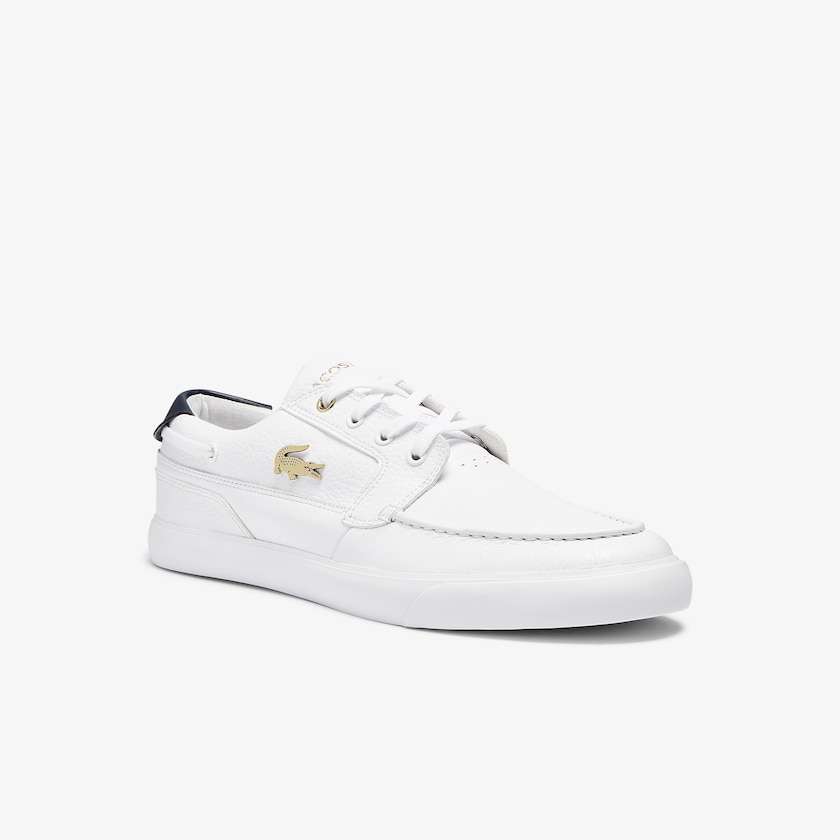 Men's Lacoste White Sneakers Bayliss Deck Leather JH7-21942F8