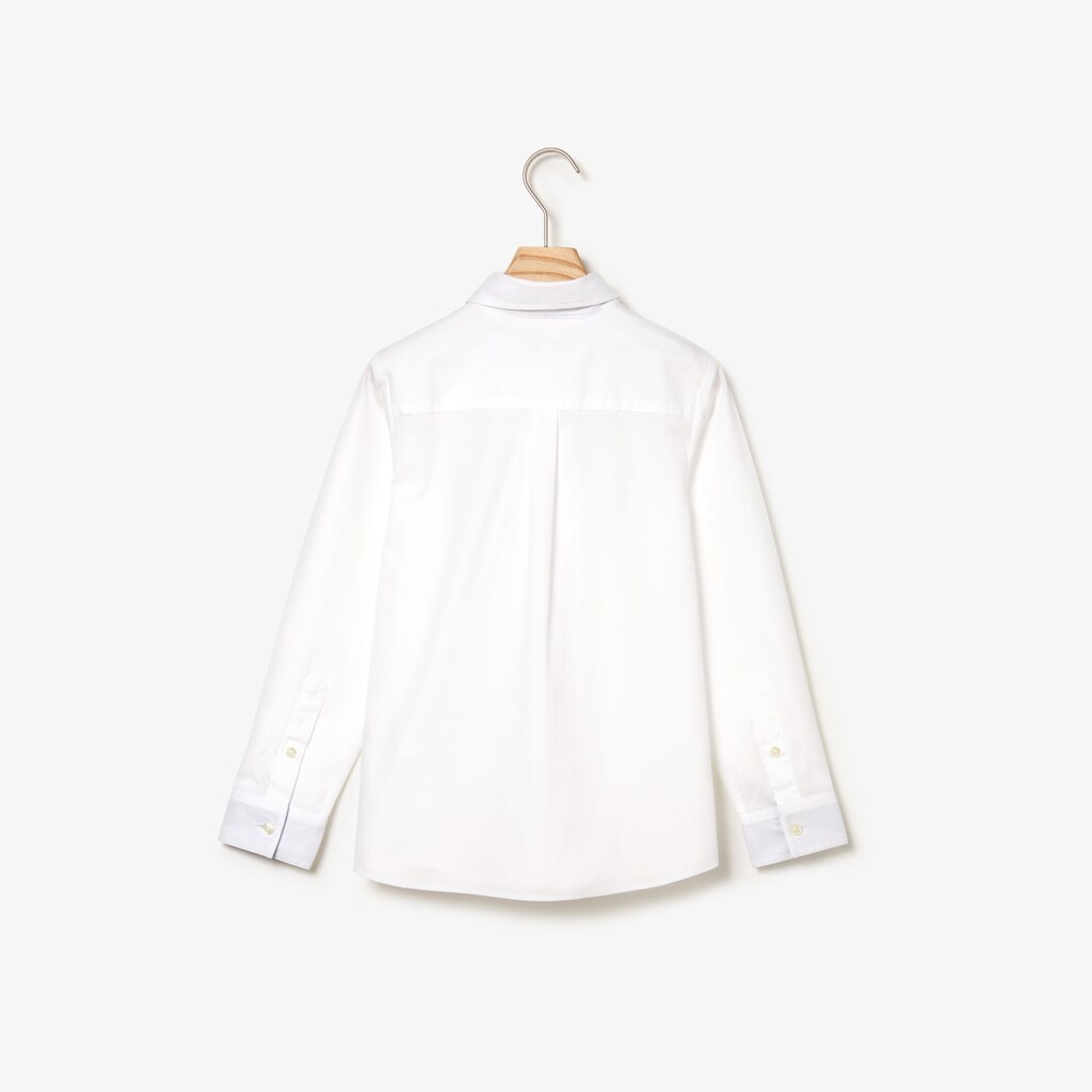 Kids' Lacoste White Shirts Button-Down Oxford ET9-51165O1