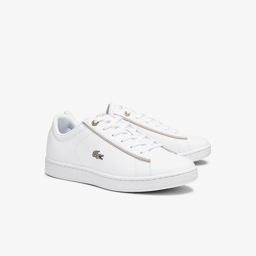 Kids' Lacoste White Sneakers Carnaby Evo Synthetic LE9-20542R0