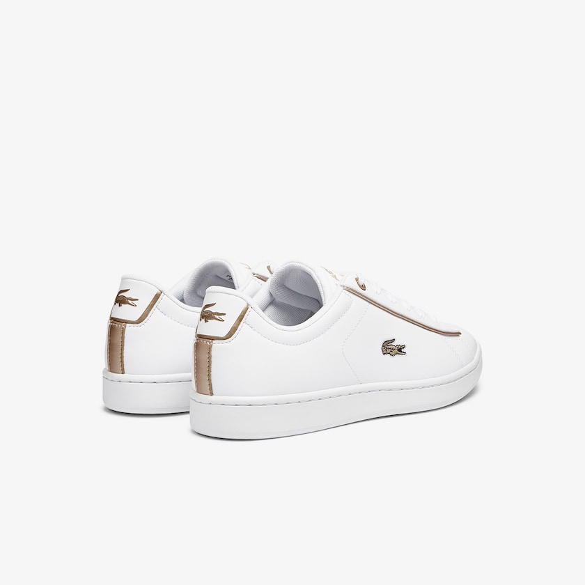 Kids' Lacoste White Sneakers Carnaby Evo Synthetic LE9-20542R0