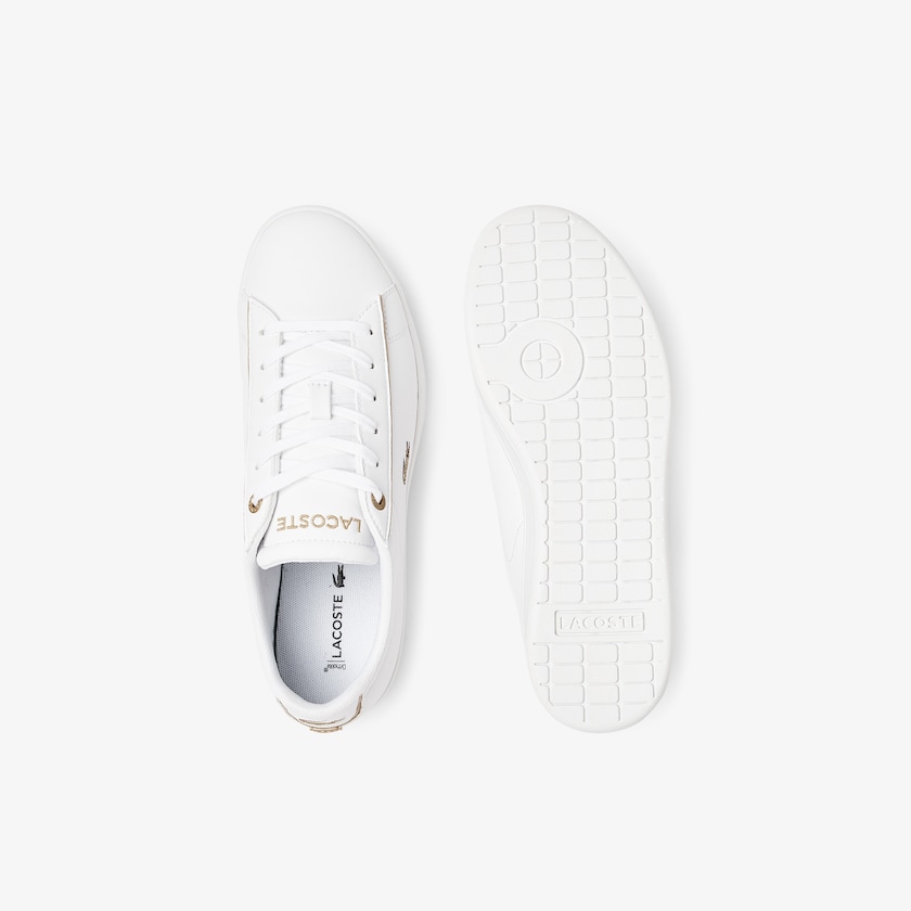 Kids' Lacoste White Sneakers Carnaby Evo Synthetic LE9-20542R0