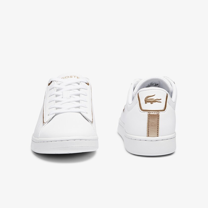 Kids' Lacoste White Sneakers Carnaby Evo Synthetic LE9-20542R0