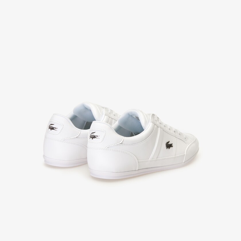 Men's Lacoste White Sneakers Chaymon Nappa Leather QG7-65986W4