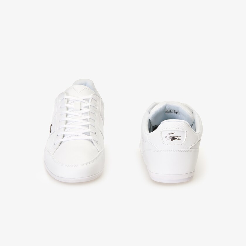 Men's Lacoste White Sneakers Chaymon Nappa Leather QG7-65986W4