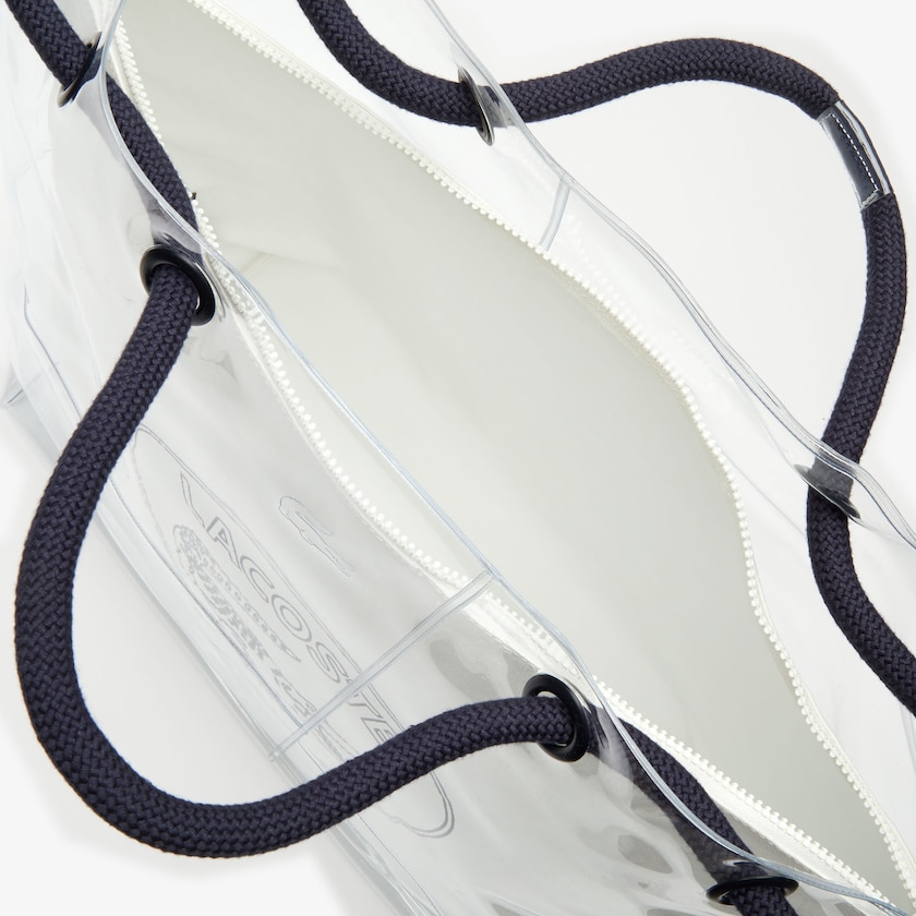 Women's Lacoste White Bags Clear Shopper Bag WS6-92959F1