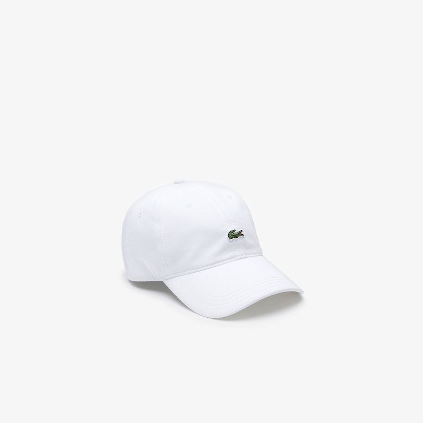 Men's Lacoste White Caps Contrast Strap And Crocodile Cotton HP2-54525C7