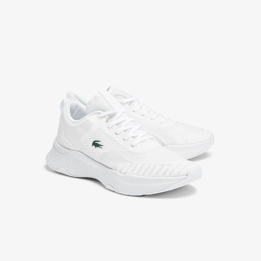 Men's Lacoste White Sneakers Court-Drive Fly Textile JI4-26092F7