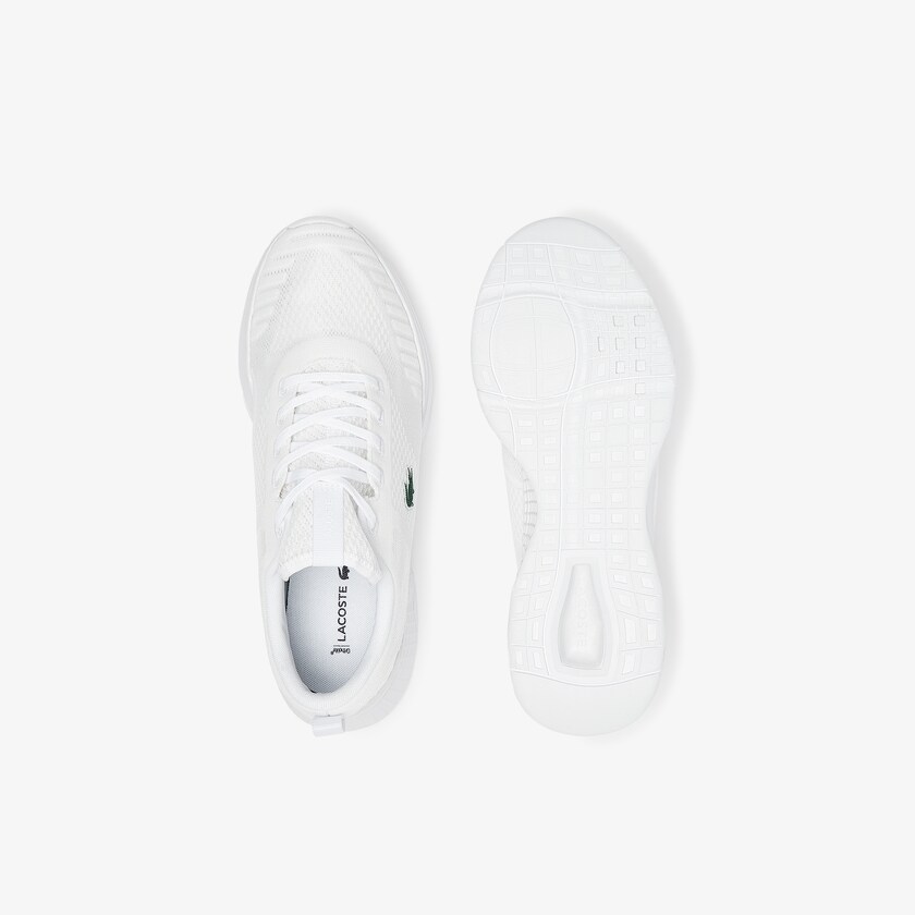 Men's Lacoste White Sneakers Court-Drive Fly Textile JI4-26092F7