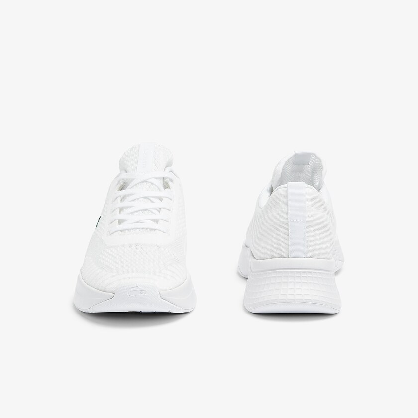Men's Lacoste White Sneakers Court-Drive Fly Textile JI4-26092F7