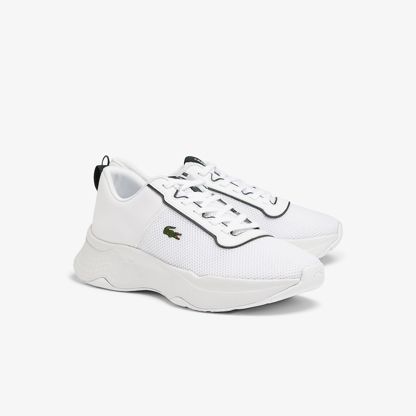 Kids' Lacoste White Sneakers Court-Drive Textile NR0-97409C4