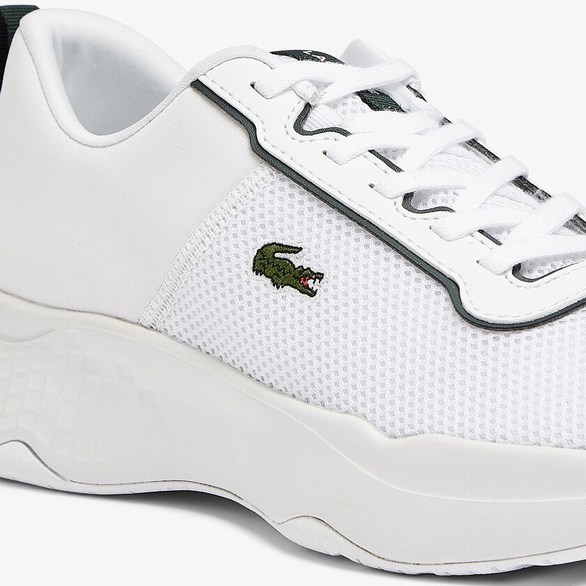 Kids' Lacoste White Sneakers Court-Drive Textile NR0-97409C4