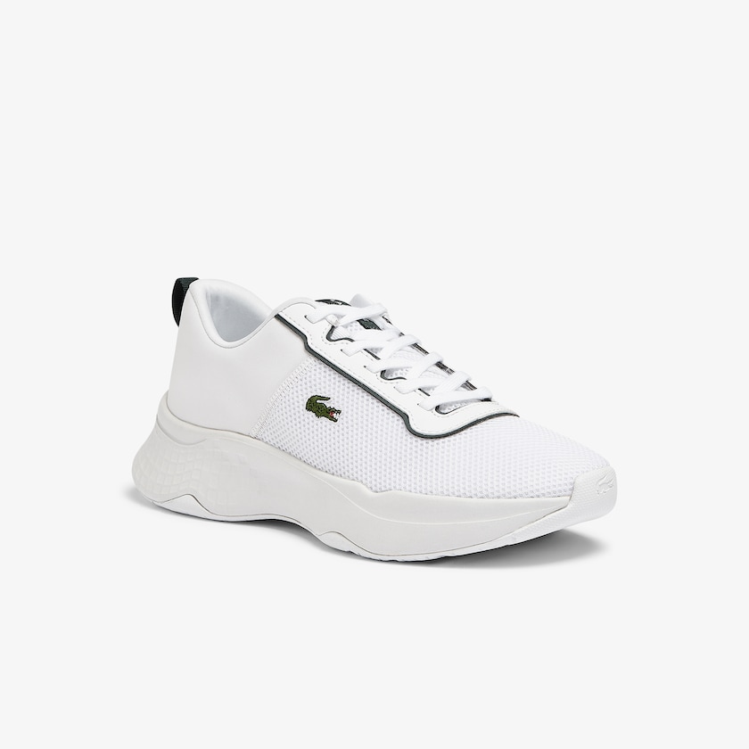 Kids' Lacoste White Sneakers Court-Drive Textile NR0-97409C4