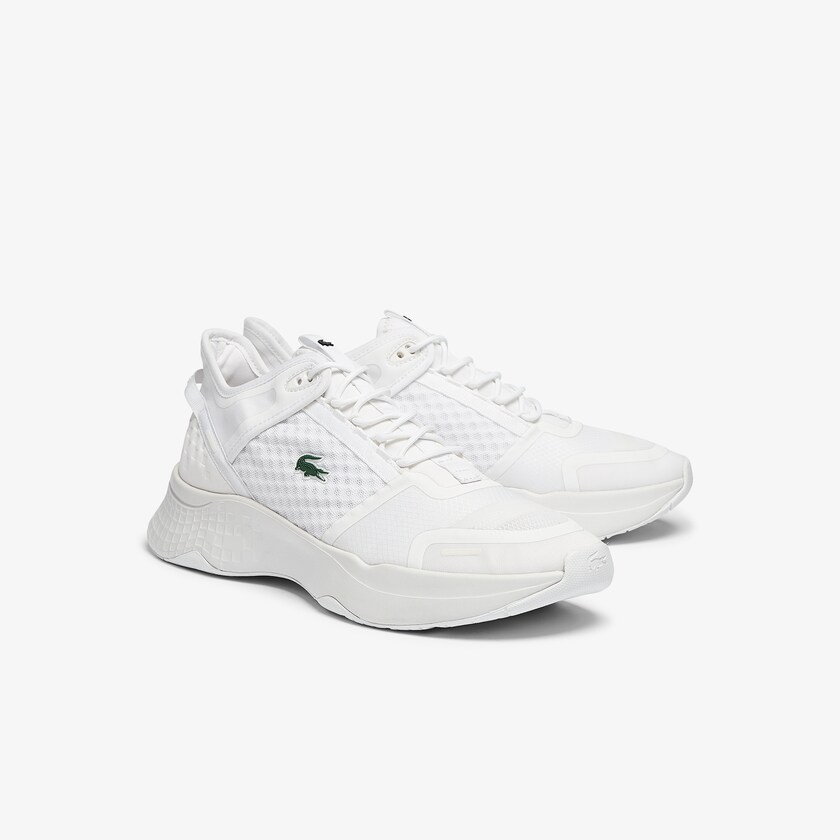 Men's Lacoste White Sneakers Court-Drive Vantage Textile JQ6-55145B3