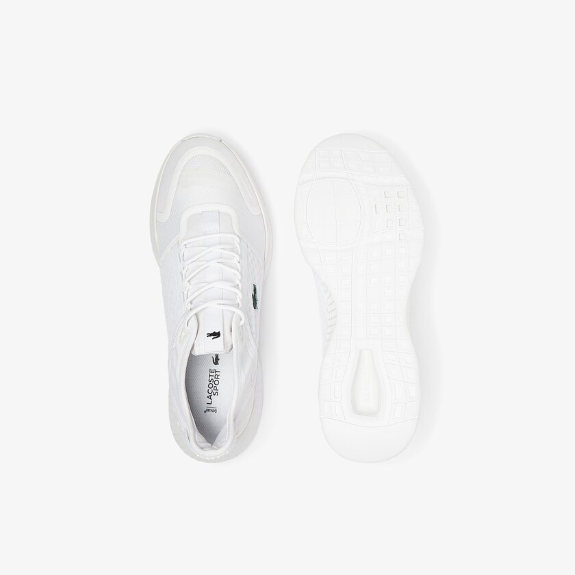 Men's Lacoste White Sneakers Court-Drive Vantage Textile JQ6-55145B3