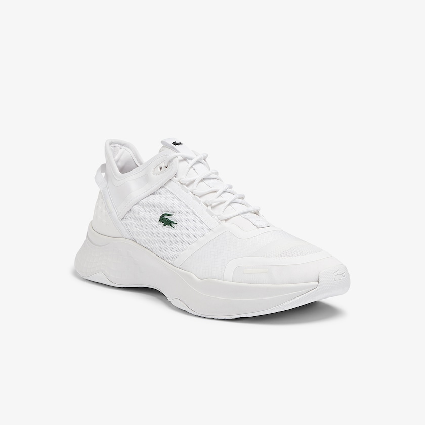 Men's Lacoste White Sneakers Court-Drive Vantage Textile JQ6-55145B3