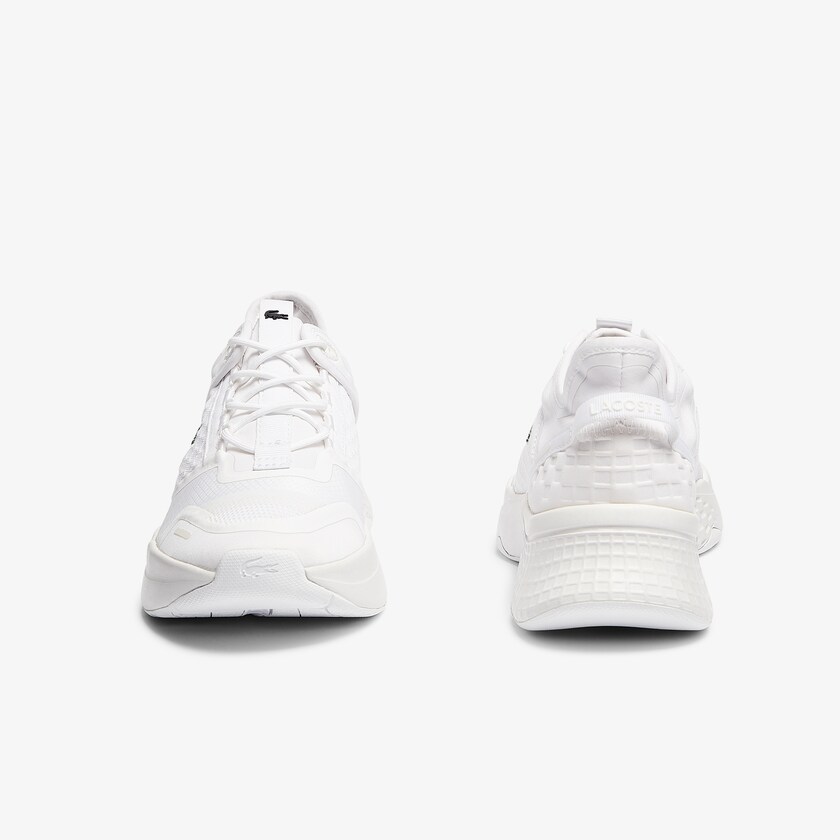 Women's Lacoste White Sneakers Court-Drive Vantage Textile and TPU WZ9-12041U6