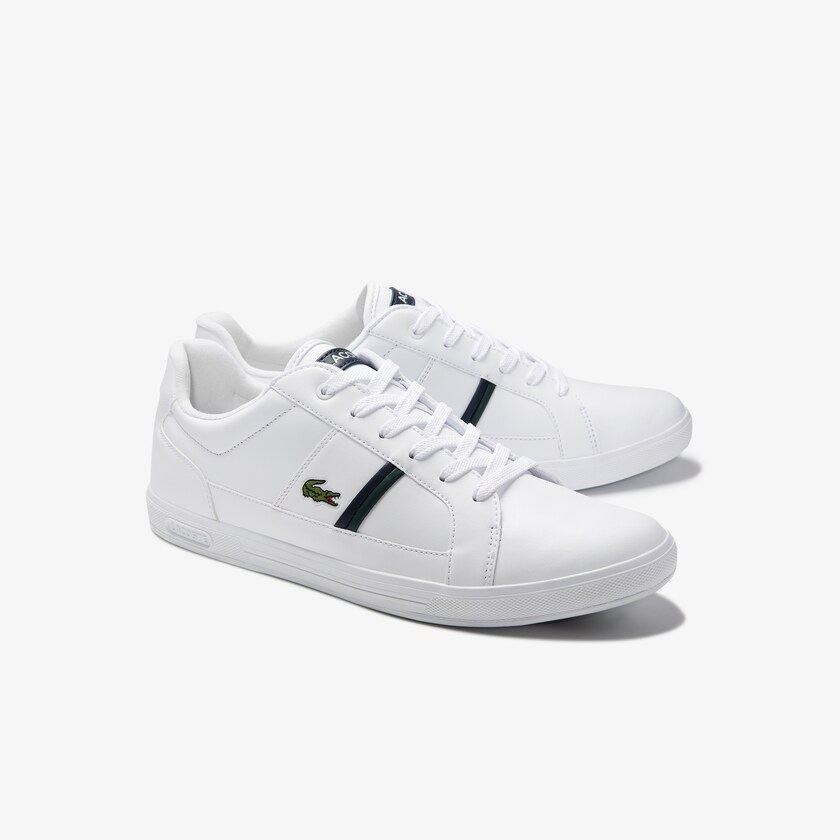 Men's Lacoste White Sneakers Europa Leather IZ4-60366F1
