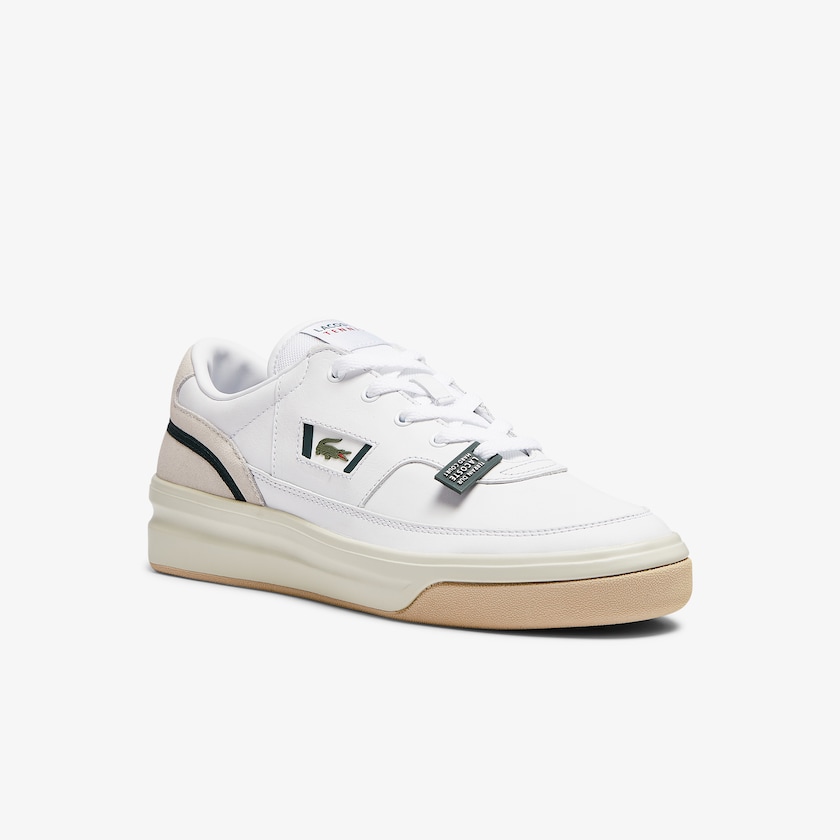 Men's Lacoste White Sneakers G80 Leather and Suede KH8-64006N5