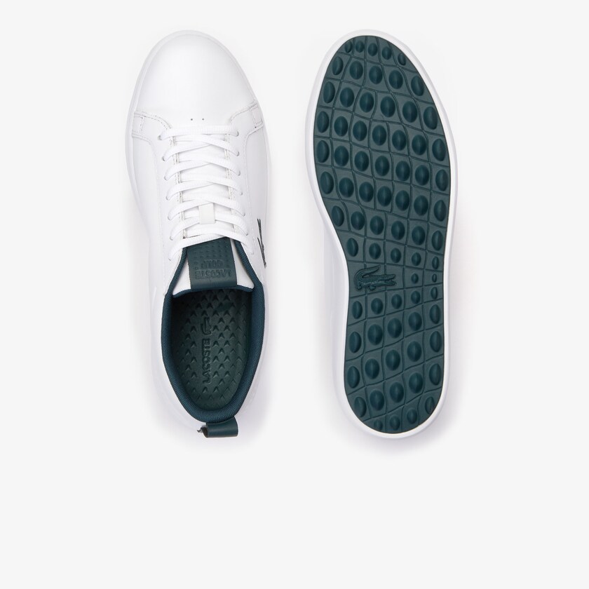 Men's Lacoste White Golf Shoes G Elite Synthetic and Leather UB8-93249G1